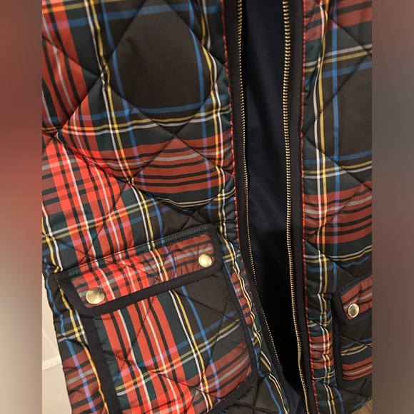 J. Crew Tartan Holiday Plaid Vest - Picture 3 of 4